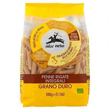 Whole Wheat Penne Rigate Pasta Organic 500g Alce Nero