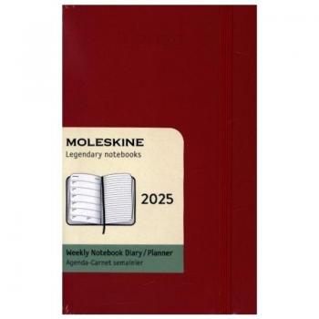 Moleskine Pocket Red Weekly Soft Cover 2025 Planner