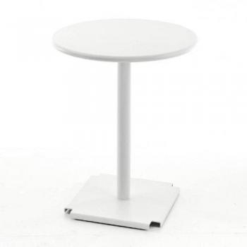 FAST Cross/Tonik - Mesa de Bistro blanco/armazón blanco/Ø 60cm