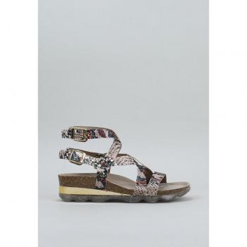 Sandalia plana GORGONA Naranja mujer Spring/Summer 23