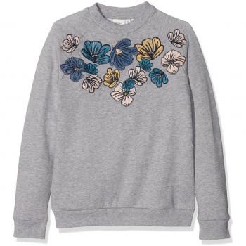 NAME IT Nitjomo Bru Swe F Nmt, Sudadera para Niñas, Gris