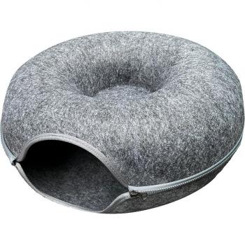 Túnel Aumüller Donut para gatos - Gris