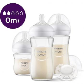 Philips Avent SCD878/11 Natural Response Glass Bottle Starter Set
