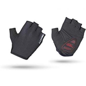 GripGrab Solara Tan-Through Padded Short-Finger Indoor Cycling Summer Gloves Cushioned Sun-Permeable Mesh Pull-Off-Tabs Guantes Cortos Ciclismo, Unisex-Adult, Negro, XS