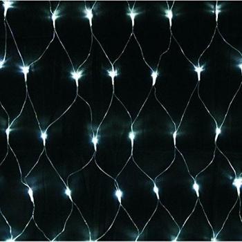 Red de Luces 240 LEDs Interior y Exterior Color de las Luces: Blanco Color del Cable: Transparente