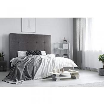 Home Heavenly®- Cabecero de Cama Olson. Tapizado y Acolchado. para Cama Individual y de Matrimonio. con Espuma de 6 cm.
