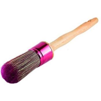 FAMI - Brocha Prensada Mix Mango Madera Cerda Polyester Nº12
