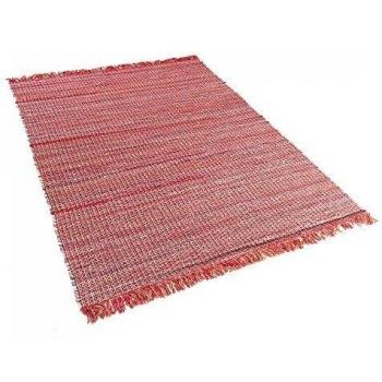 Alfombra de algodón - Tonos Rojos - 80x150 cm - Hecha a mano - BESNI