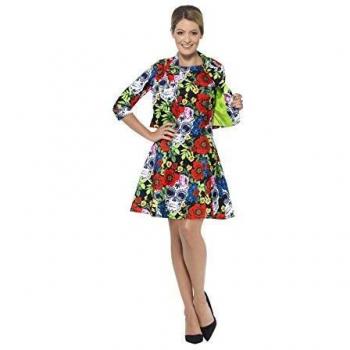 Smiffy's - Día de Muertos, traje con chaqueta y vestimenta