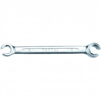 Llave inglesa TOPTUL 12x14 mm doble boca abierta hexagonal y llave de tubería de frenos TOPTUL AEEA1214