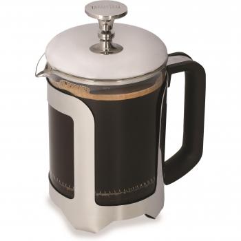 Cafetera de acero inoxidable La Cafetiere Roma, 4 tazas, color plateado, en caja de regalo