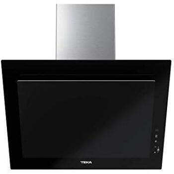 Teka | Campana decorativa vertical de aspiración perimetral y función FresAir en 60cm | DVT 68660 TBS | Tres velocidades | Color negro