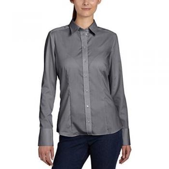 Blusa de Mujer Seidensticker - Blusa de Ciudad - Hemdbluse - Corte Regular - Manga Larga - Uni - 100% Algodón