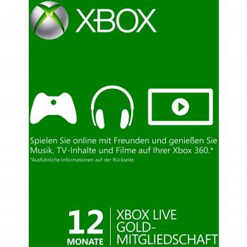 Xbox 360 - Live Gold 12 Monate [Importación alemana]