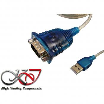 Kalea-Informatique©. Cable conversor USB a serie RS-232 DB9, de 1,8 m de largo. Chip Prolific PL2303TA, compatible con Windows 2000, XP, Vista, 7, Windows 8 y 8.1, de 32 y 64 bits