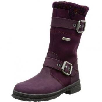 Däumling Marco RV - Alia RV - Botas Antideslizantes de cuero niña, color rojo, talla 27