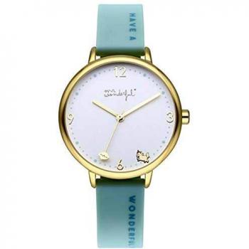 Mr wonderful Time for Fun Reloj para Mujer Analógico de Cuarzo con Brazalete de Silicona WR40200