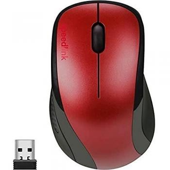 Ratón Inalámbrico Speedlink Kappa Rojo Óptico 1600 DPI para Diestros