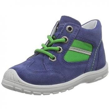 Superfit SOFTTIPPO - Zapatos primeros pasos de piel para niño azul Blau