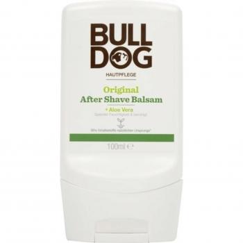 BULLDOG Bálsamo After Shave, 100 ml - Bálsamo para después del afeitado, formulado con ingredientes naturales como aloe vera, té verde y aceite de camelina; hidrata la piel, reduce la irritación