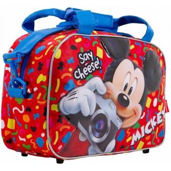 Bolsa de Deporte Karactermania Disney Mickey Mouse Say Cheese, Rojo