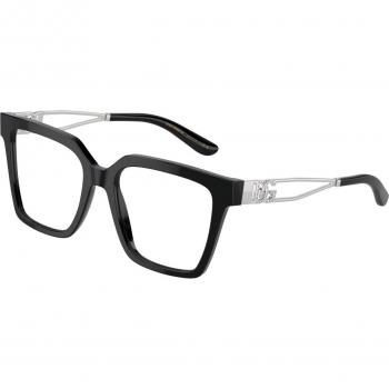 Dolce & Gabbana DG3376B 501 Women’s Square Black Eyeglasses