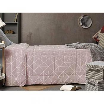 Icelands - Nórdico Estampado Prisma - 280x270 cm - Cama 200 Extra Larga - Color Rosa