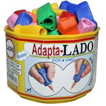 LADO Adapta Adaptador para la Correcta Postura de los Dedos en el lápiz. 30 pzs