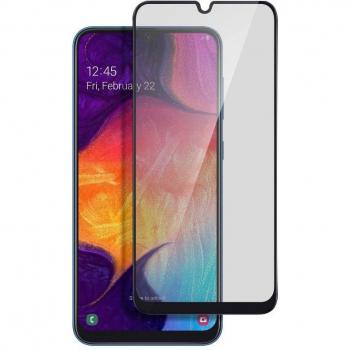 Protector de Pantalla de Cristal Templado Negro para Samsung Galaxy A30s
