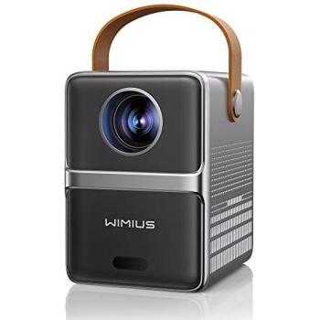 Portable Full HD 1080P Projector - 8000 Lumens, 5G WiFi & Bluetooth Support