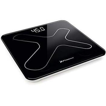 Phoenix Technologies - Báscula de baño digital Pantalla LED Hasta 180 kg negro