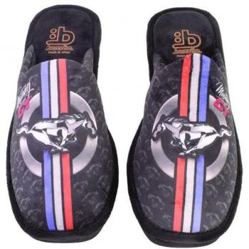BEREVERE 3701 Zapatillas de casa de hombre negro Mustang
