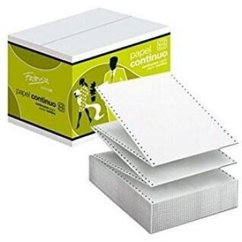 Fabrisa 1241022 - Caja de 1500 hojas de papel continuo, 2 hojas, 240 x 11