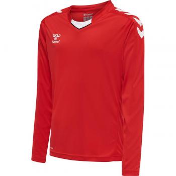 Hummel Camiseta Hmlcore Xk Poly - Camiseta de poliéster para niños, diseño de manga larga, tejido ligero y transpirable, ideal para actividades deportivas y uso diario