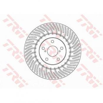 Disco de freno TRW DF6692S ventilado, 1 pieza frente