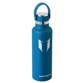Super Sparrow Botella Agua Acero Inoxidable 18/10 - Botella Termica Ultraligera - 750ml - Termo Sin BPA, Botella Agua Niños, para Deporte, Viaje, Escuela, Exterior, Oficina, Hogar