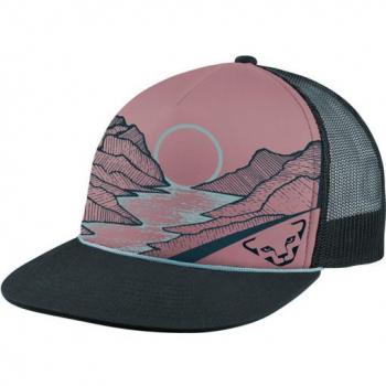 Gorra Dynafit Graphic Trucker Mokarosa Rosa Azul Noche