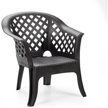 IPAE sillón, Antracita, 72x72x76cm