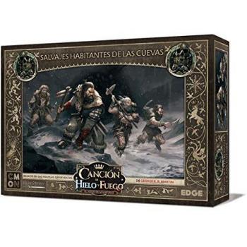 Edge Entertainment- Cancion de Fuego y Hielo el Juego de Miniaturas - Salvajes habitantes de Las Cuevas, Color