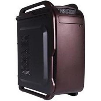 Black Lion IT1523 Midi-Tower Negro, Burdeos - Caja de Ordenador