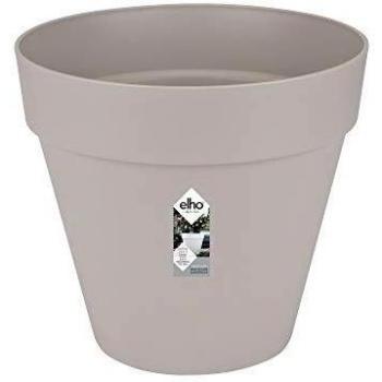 Macetero de Resina Loft Urban 59cm con Ruedas - Gris Cálido