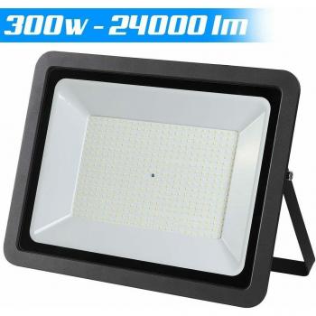 Faro LED 300W Alta Luminosidad Proyector Exterior Slim Blanco Frío 6000K