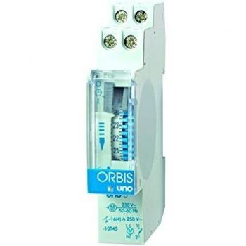 Orbis Uno D 230 V Interruptor horario analógico de distribución, OB400132