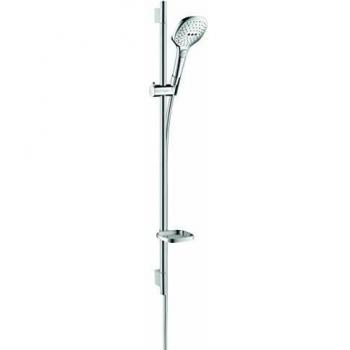 Hansgrohe 26623000 Raindance Select E 120 set de ducha, 3 tipos de chorro, ahorro de agua, cromo