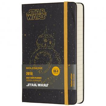 Diario de bolsillo 2018 Moleskine de Star Wars, edición limitada BB-8, 12 meses de duración - Vv.Aa.