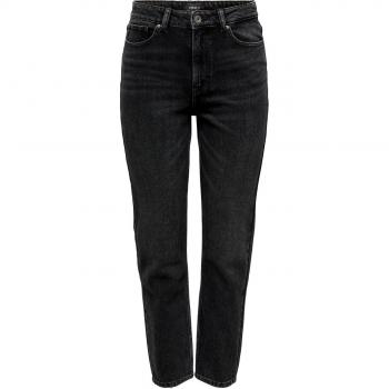 Only Emily High Waist Ankle Jeans Black Denim