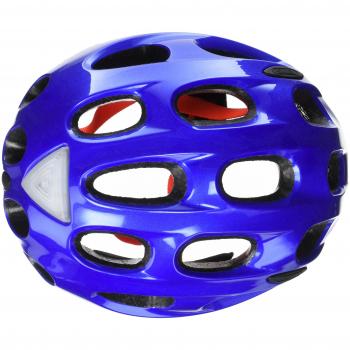ABUS Youn-I - Casco infantil de bicicleta moderno con luz trasera LED para uso diario - Para niño y niña - Azul, Talla S