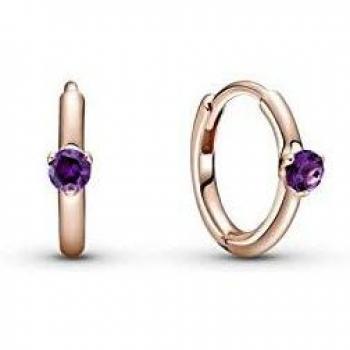 Pandora Aretes de aro Señoras plata circonita Otra forma - 289304C01