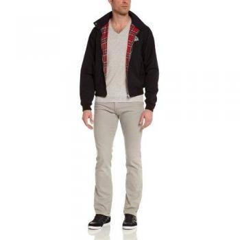 Lonsdale Acton Men's Harrington Winter Jacket, Black, XL