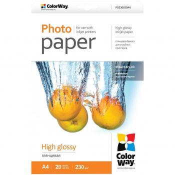 Colorway pg230020 a4 – Photo Paper 230 g/m², 280 µm, Gloss, 5 – 25 °C